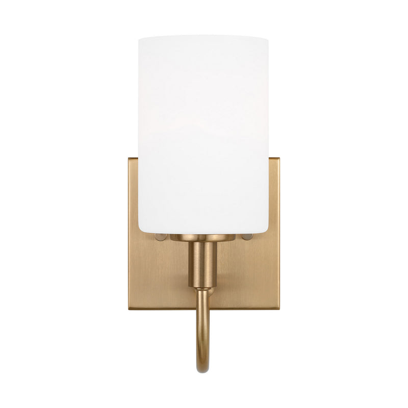 Visual Comfort Studio 4157101-848 One Light Bath Vanity, Satin Brass