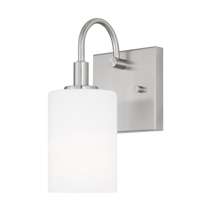 Visual Comfort Studio 4157101-962 One Light Bath Vanity, Brushed Nickel