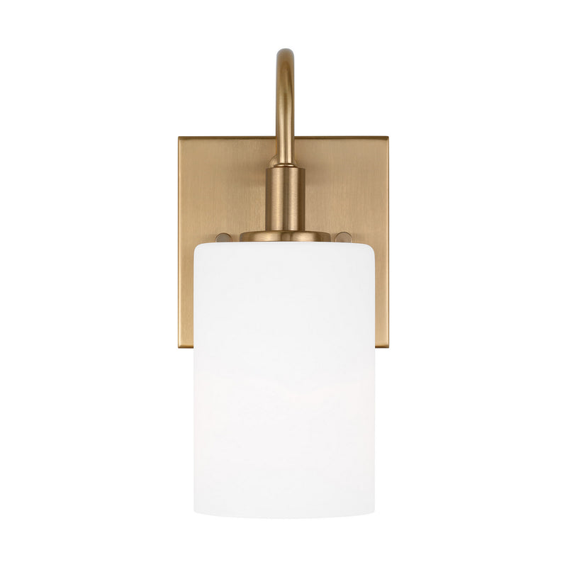 Visual Comfort Studio 4157101EN3-848 LED Bath Wall Sconce, Satin Brass