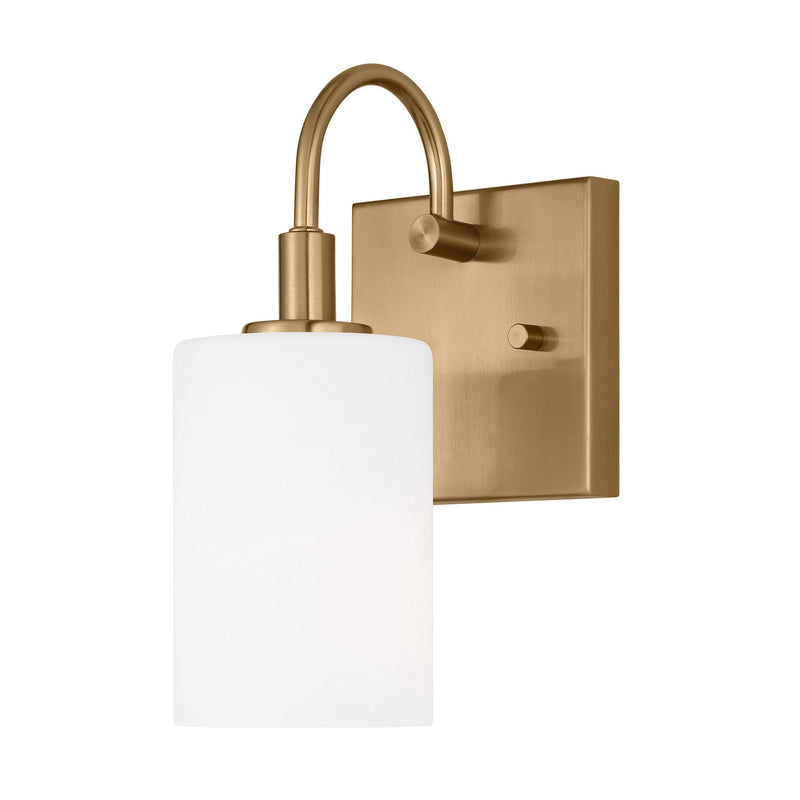Visual Comfort Studio 4157101EN3-848 LED Bath Wall Sconce, Satin Brass