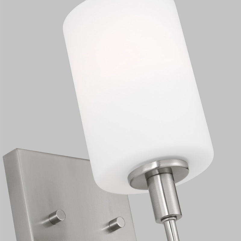 Visual Comfort Studio 4157101EN3-962 LED Bath Wall Sconce, Brushed Nickel