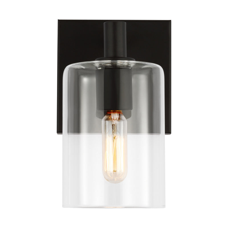 Visual Comfort Studio 4164201-112 One Light Bath Vanity, Midnight Black