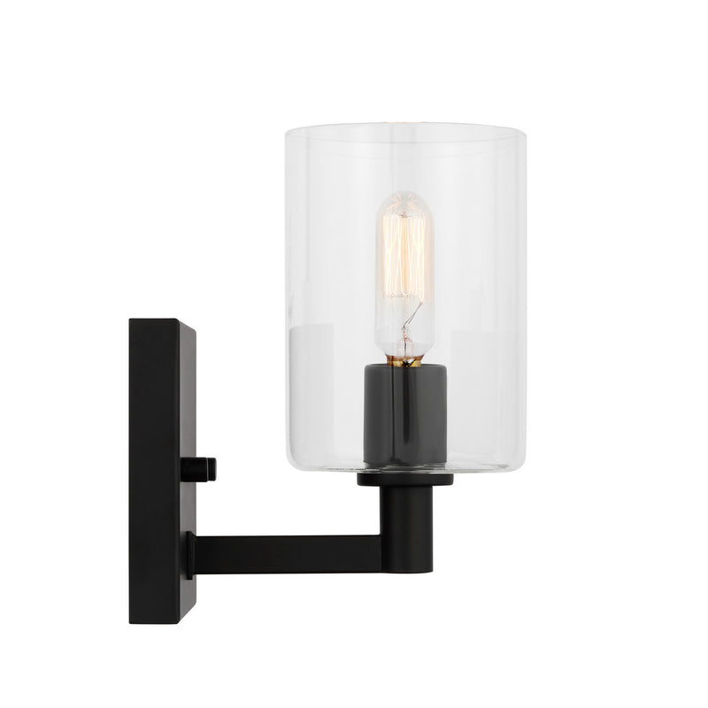 Visual Comfort Studio 4164201-112 One Light Bath Vanity, Midnight Black