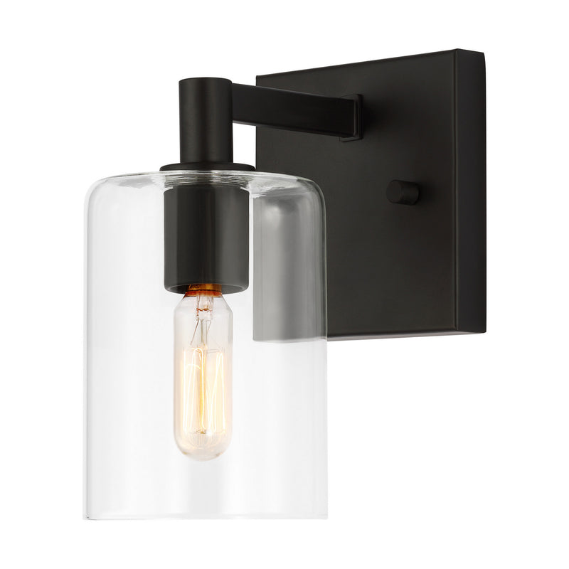 Visual Comfort Studio 4164201-112 One Light Bath Vanity, Midnight Black
