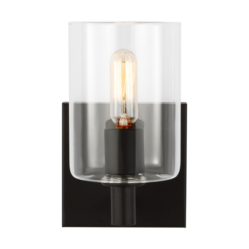 Visual Comfort Studio 4164201-112 One Light Bath Vanity, Midnight Black