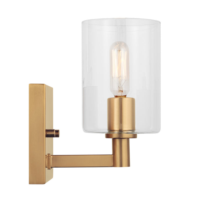 Visual Comfort Studio 4164201-848 One Light Bath Vanity, Satin Brass