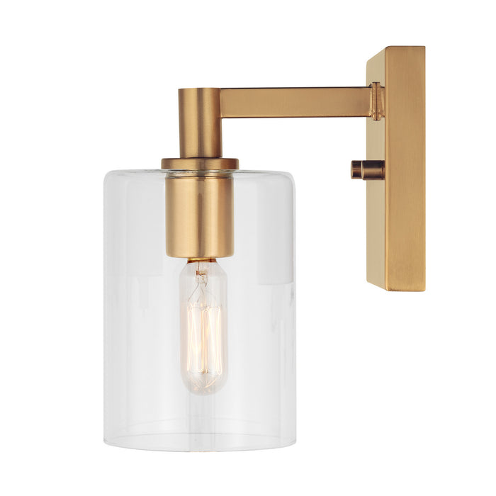 Visual Comfort Studio 4164201-848 One Light Bath Vanity, Satin Brass
