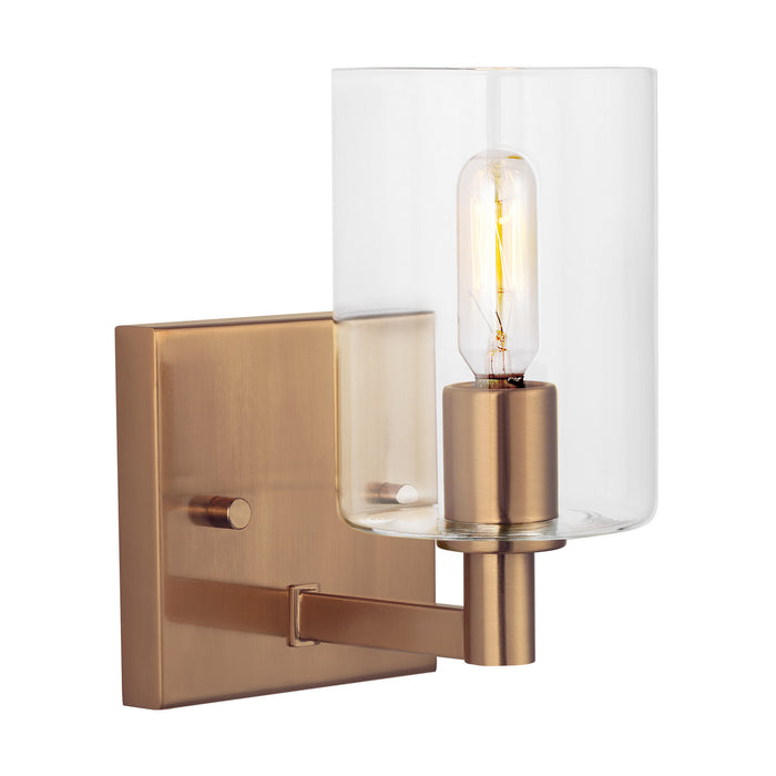 Visual Comfort Studio 4164201-848 One Light Bath Vanity, Satin Brass
