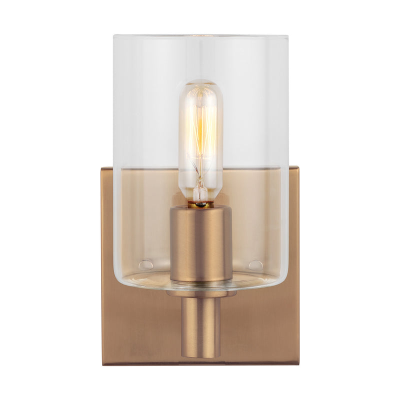 Visual Comfort Studio 4164201-848 One Light Bath Vanity, Satin Brass