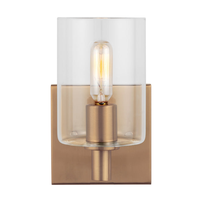 Visual Comfort Studio 4164201-848 One Light Bath Vanity, Satin Brass