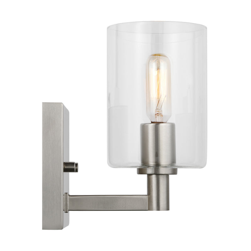 Visual Comfort Studio 4164201-962 One Light Bath Vanity, Brushed Nickel