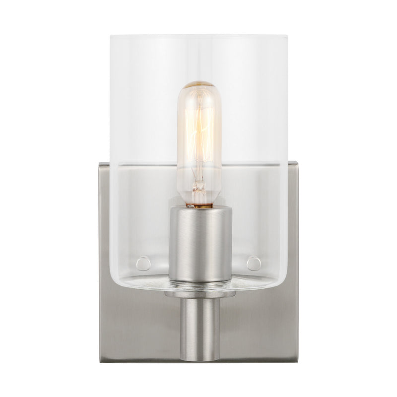Visual Comfort Studio 4164201-962 One Light Bath Vanity, Brushed Nickel