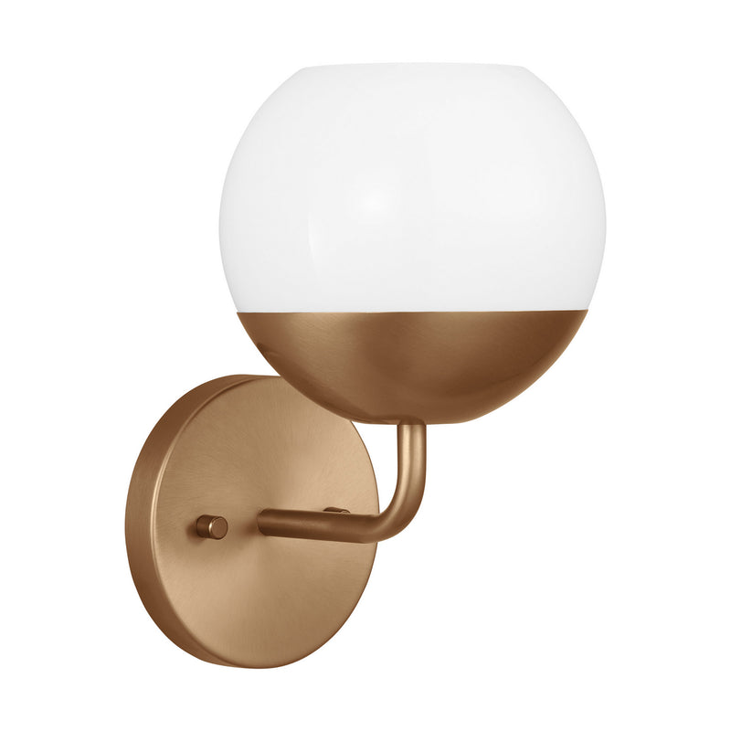 Visual Comfort Studio 4168101-848 One Light Bath Vanity, Satin Brass