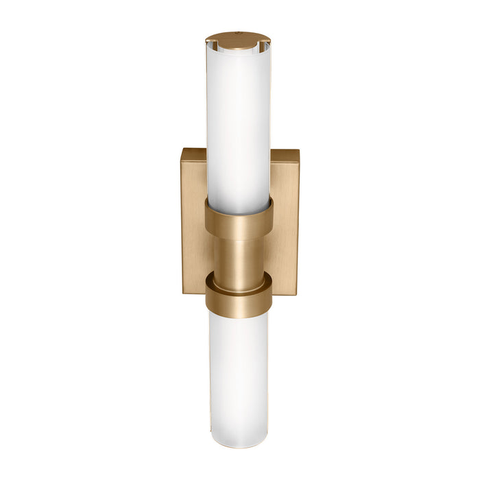 Visual Comfort Studio 4404093S-848 LED Bath Wall Sconce, Satin Brass
