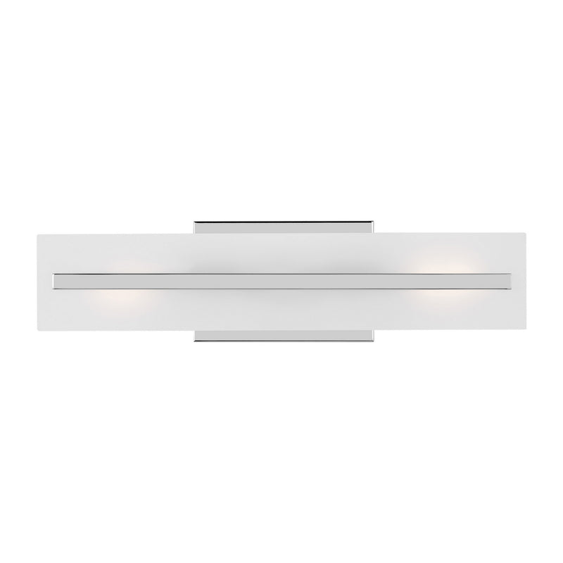 Visual Comfort Studio 4454302-05 Two Light Bath Vanity, Chrome