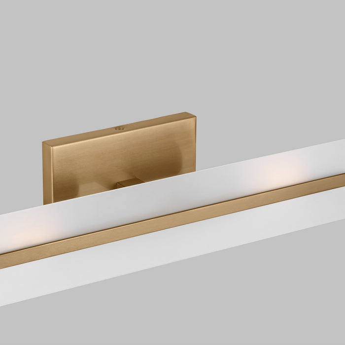 Visual Comfort Studio 4454302-848 Two Light Bath Vanity, Satin Brass