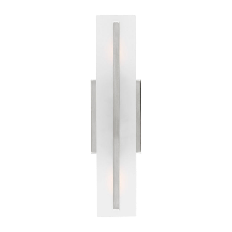 Visual Comfort Studio 4454302-962 Two Light Bath Vanity, Brushed Nickel