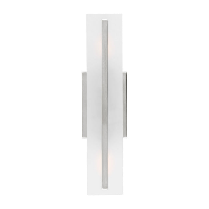 Visual Comfort Studio 4454302-962 Two Light Bath Vanity, Brushed Nickel