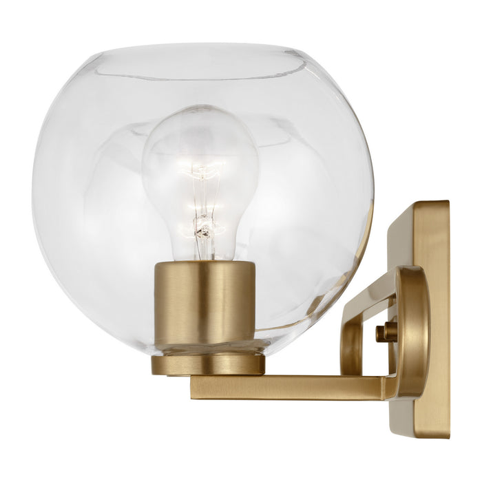 Visual Comfort Studio 4455702-848 Two Light Bath Vanity, Satin Brass