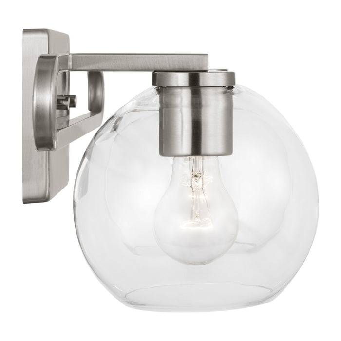 Visual Comfort Studio 4455702-962 Two Light Bath Vanity, Brushed Nickel