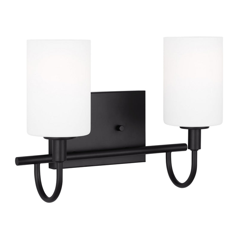 Visual Comfort Studio 4457102EN3-112 LED Bath Wall Sconce, Midnight Black