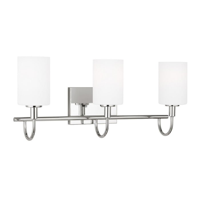 Visual Comfort Studio 4457103-05 Three Light Bath Vanity, Chrome