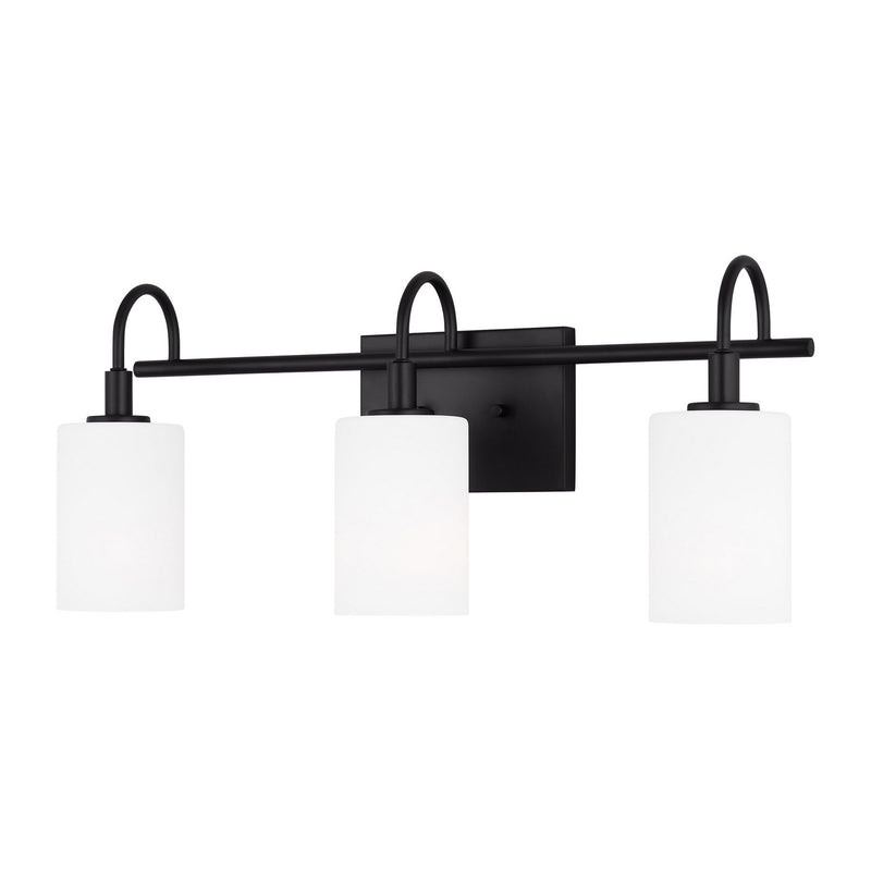 Visual Comfort Studio 4457103-112 Three Light Bath Vanity, Midnight Black