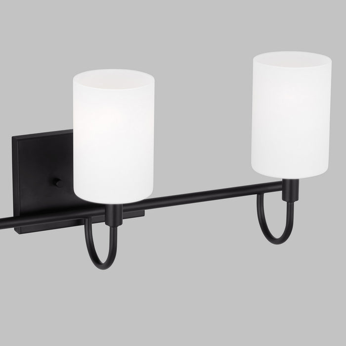 Visual Comfort Studio 4457103-112 Three Light Bath Vanity, Midnight Black