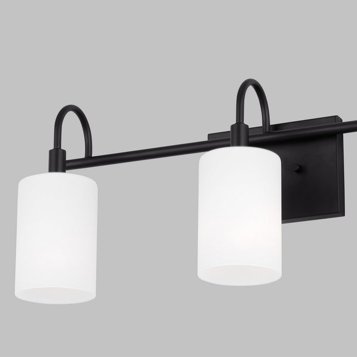 Visual Comfort Studio 4457103-112 Three Light Bath Vanity, Midnight Black