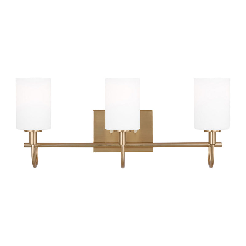 Visual Comfort Studio 4457103EN3-848 LED Bath Wall Sconce, Satin Brass