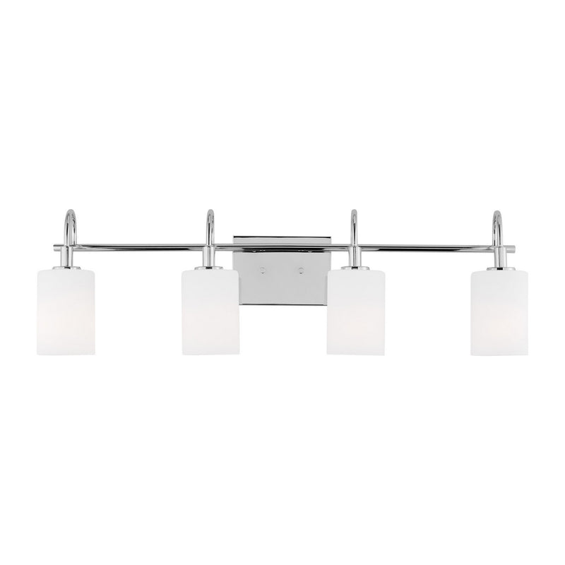 Visual Comfort Studio 4457104-05 Four Light Bath Vanity, Chrome