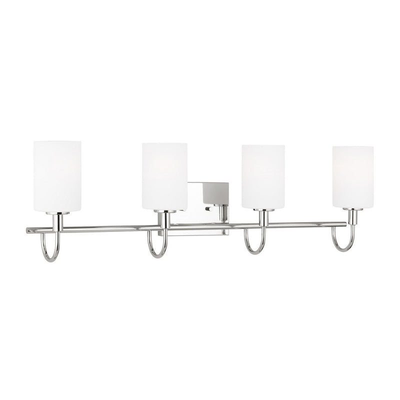 Visual Comfort Studio 4457104-05 Four Light Bath Vanity, Chrome