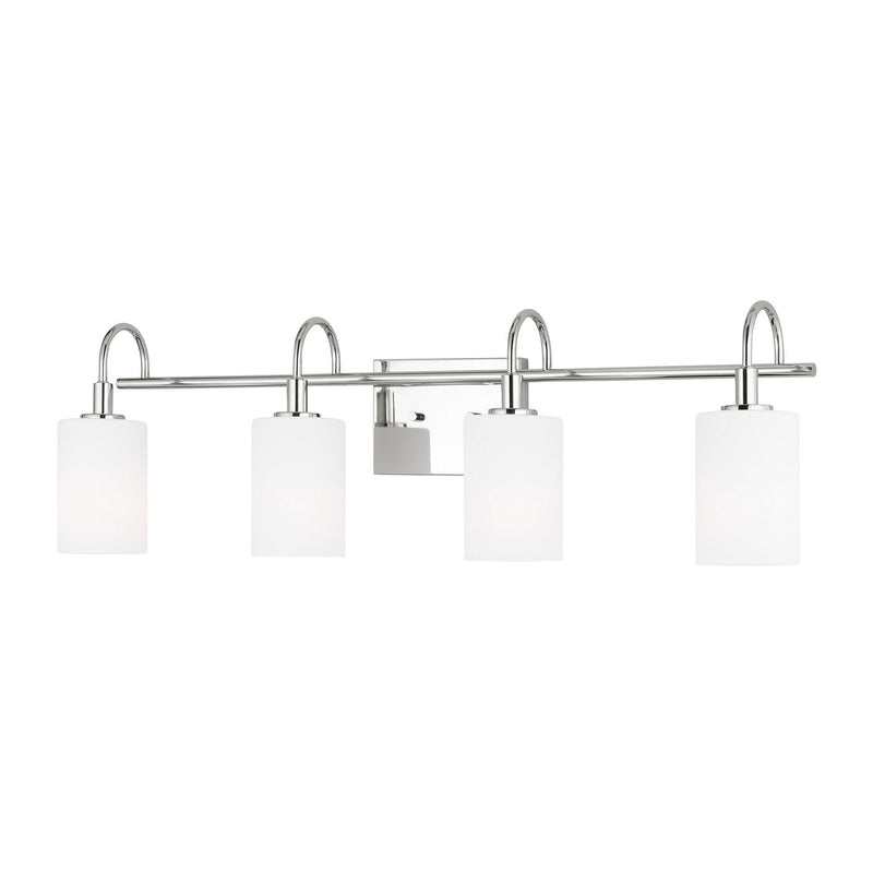 Visual Comfort Studio 4457104-05 Four Light Bath Vanity, Chrome
