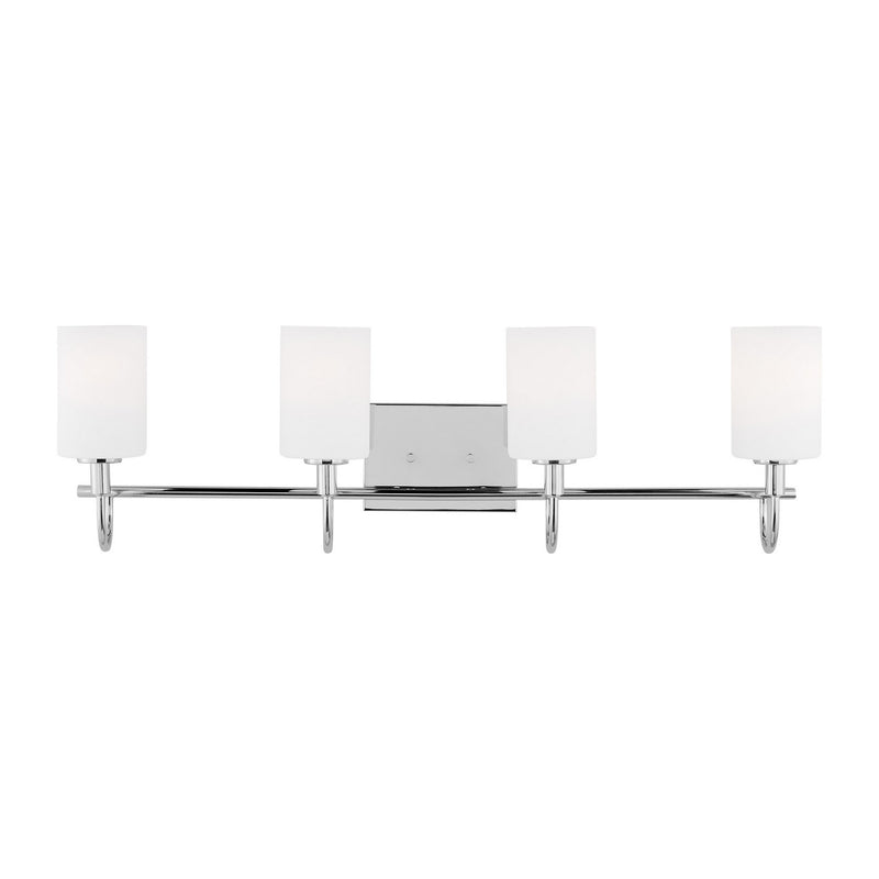 Visual Comfort Studio 4457104-05 Four Light Bath Vanity, Chrome
