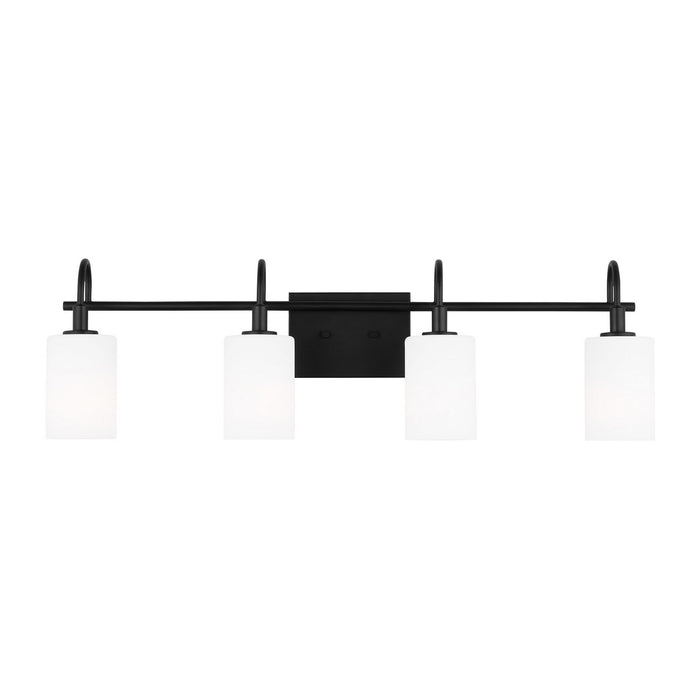 Visual Comfort Studio 4457104-112 Four Light Bath Vanity, Midnight Black