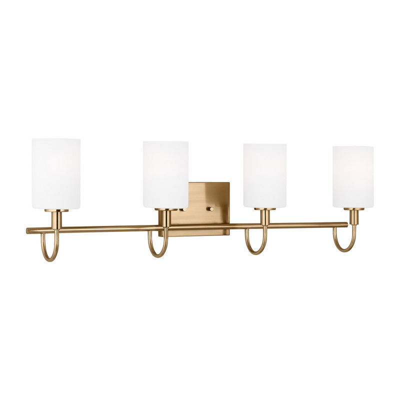 Visual Comfort Studio 4457104EN3-848 LED Bath Wall Sconce, Satin Brass