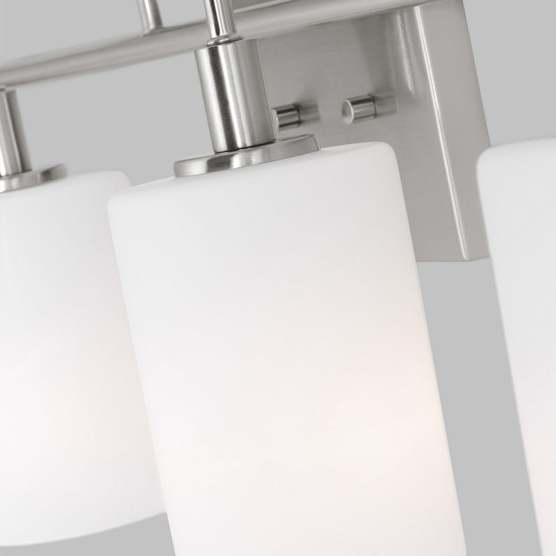 Visual Comfort Studio 4457104EN3-962 LED Bath Wall Sconce, Brushed Nickel