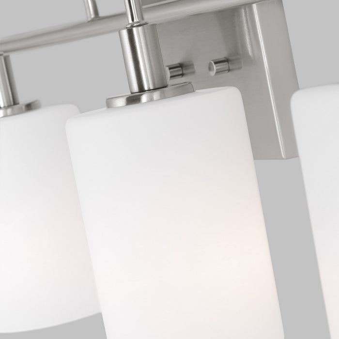 Visual Comfort Studio 4457104EN3-962 LED Bath Wall Sconce, Brushed Nickel