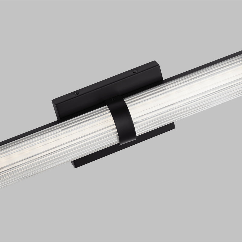 Visual Comfort Studio 4459293S-112 LED Bath Wall Sconce, Midnight Black
