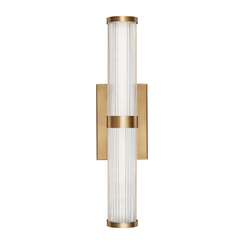 Visual Comfort Studio 4459293S-848 LED Bath Wall Sconce, Satin Brass