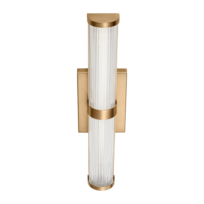 Visual Comfort Studio 4459293S-848 LED Bath Wall Sconce, Satin Brass