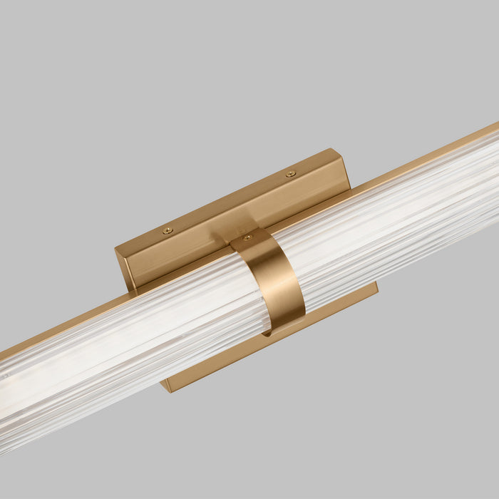 Visual Comfort Studio 4459293S-848 LED Bath Wall Sconce, Satin Brass