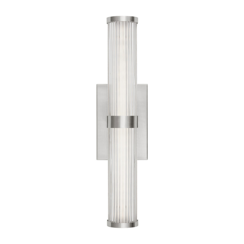 Visual Comfort Studio 4459293S-962 LED Bath Wall Sconce, Brushed Nickel