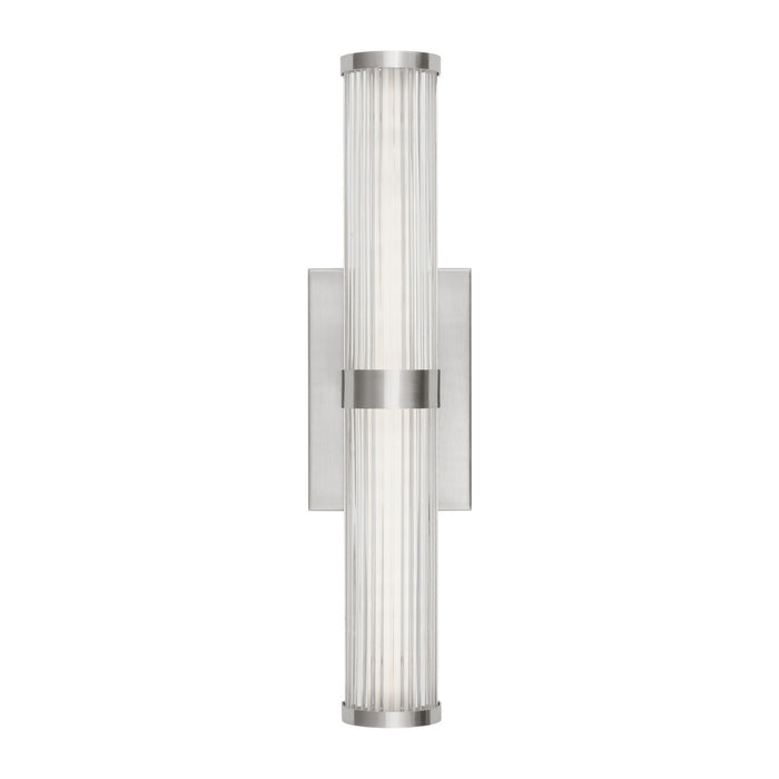 Visual Comfort Studio 4459293S-962 LED Bath Wall Sconce, Brushed Nickel
