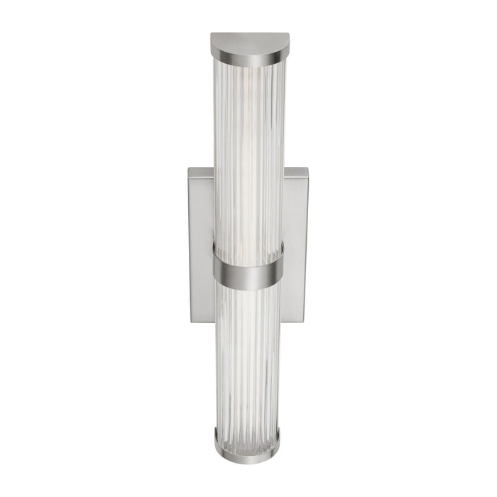 Visual Comfort Studio 4459293S-962 LED Bath Wall Sconce, Brushed Nickel
