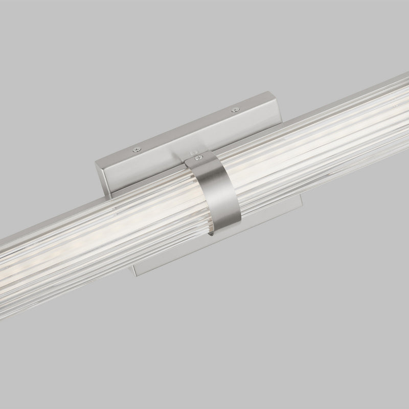 Visual Comfort Studio 4459293S-962 LED Bath Wall Sconce, Brushed Nickel