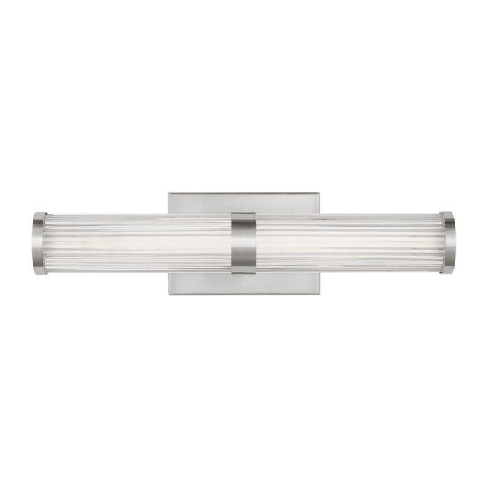 Visual Comfort Studio 4459293S-962 LED Bath Wall Sconce, Brushed Nickel