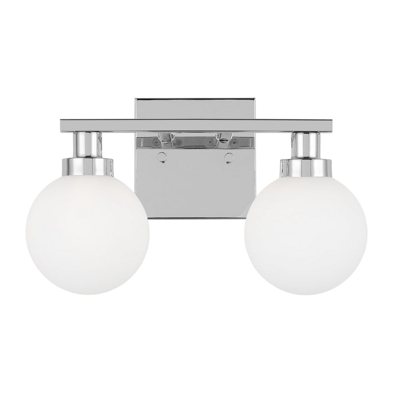 Visual Comfort Studio 4461602-05 Two Light Bath Vanity, Chrome