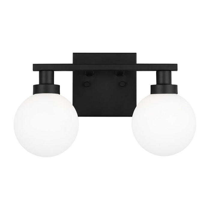 Visual Comfort Studio 4461602-112 Two Light Bath Vanity, Midnight Black