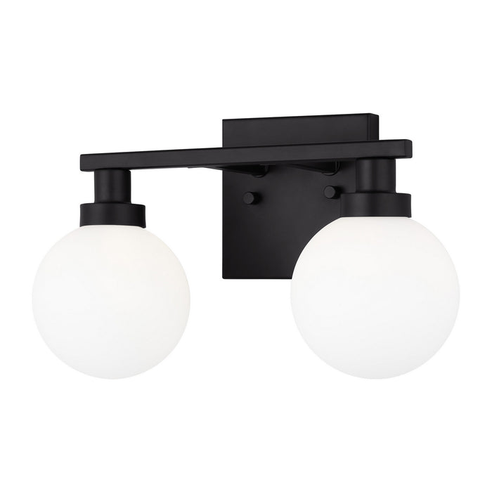 Visual Comfort Studio 4461602-112 Two Light Bath Vanity, Midnight Black